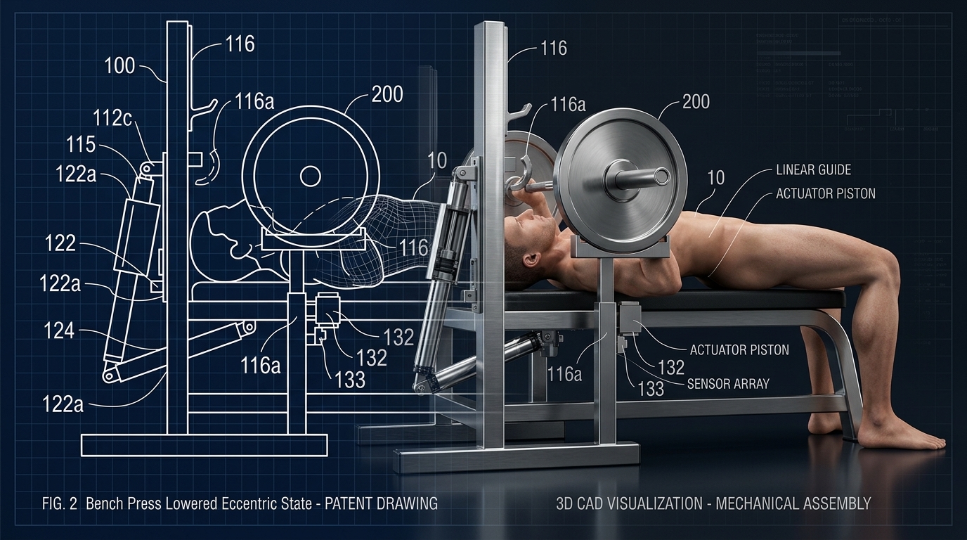 USPTO FIG. 2 - Barbell Decouple Cradle