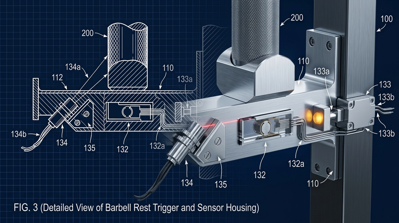 USPTO FIG. 3 - Linear Guide Rail