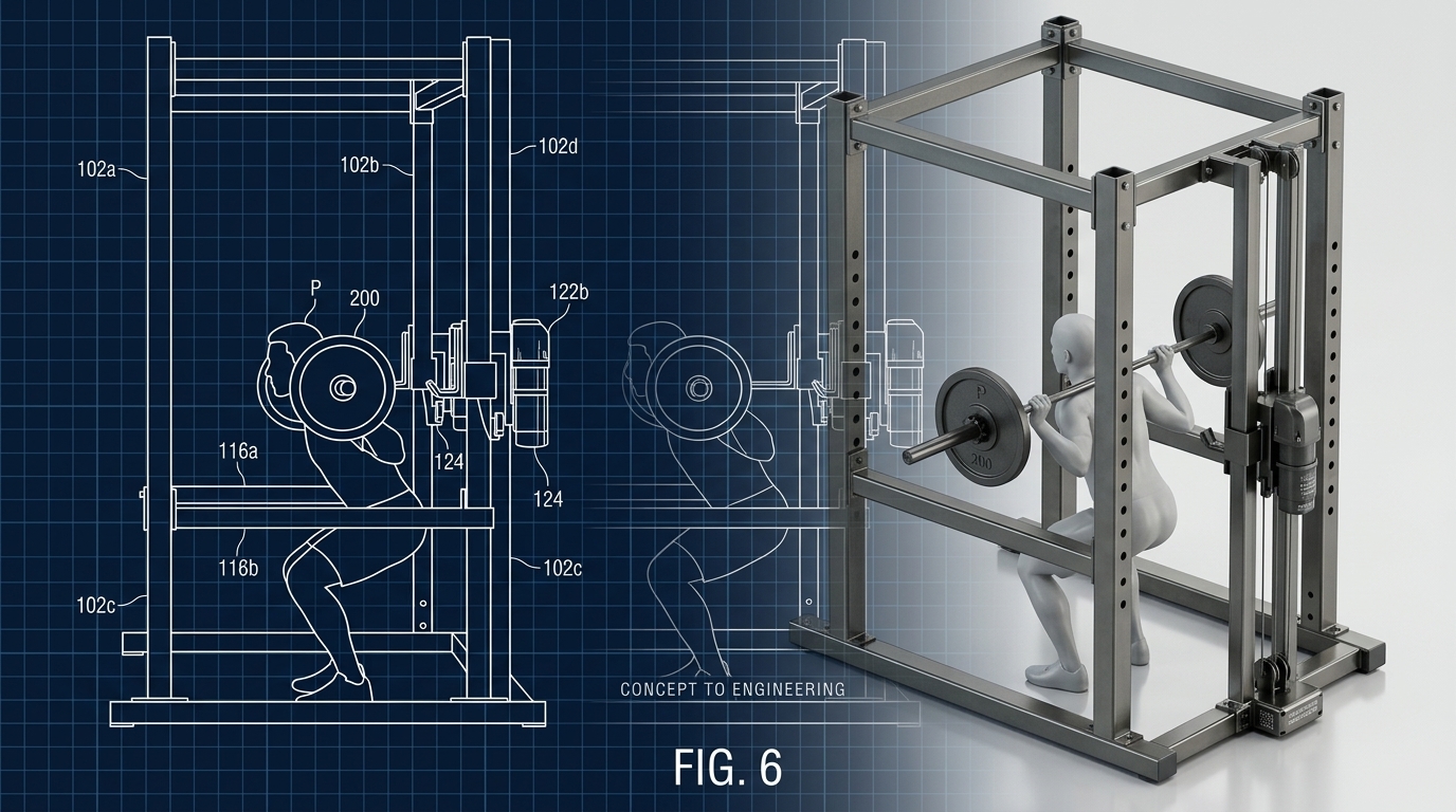 USPTO FIG. 6 - Synchronized Actuators